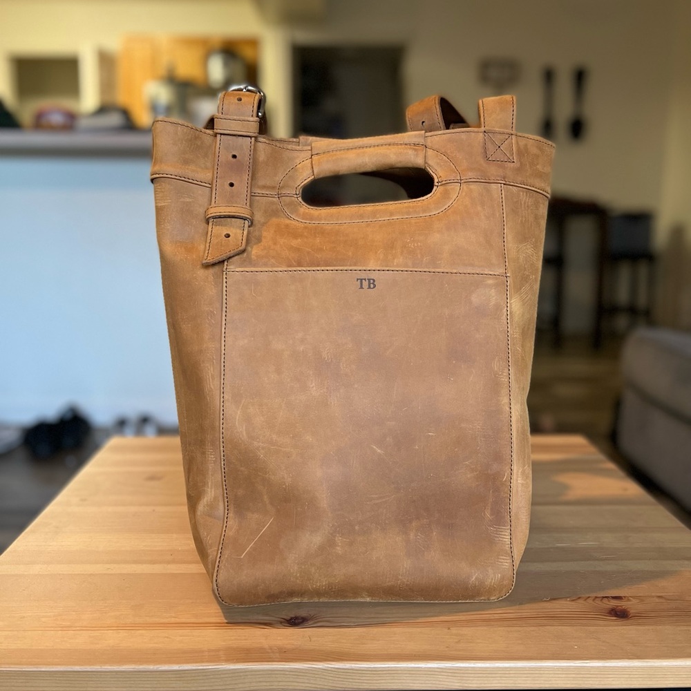 Bucket Leather Tote